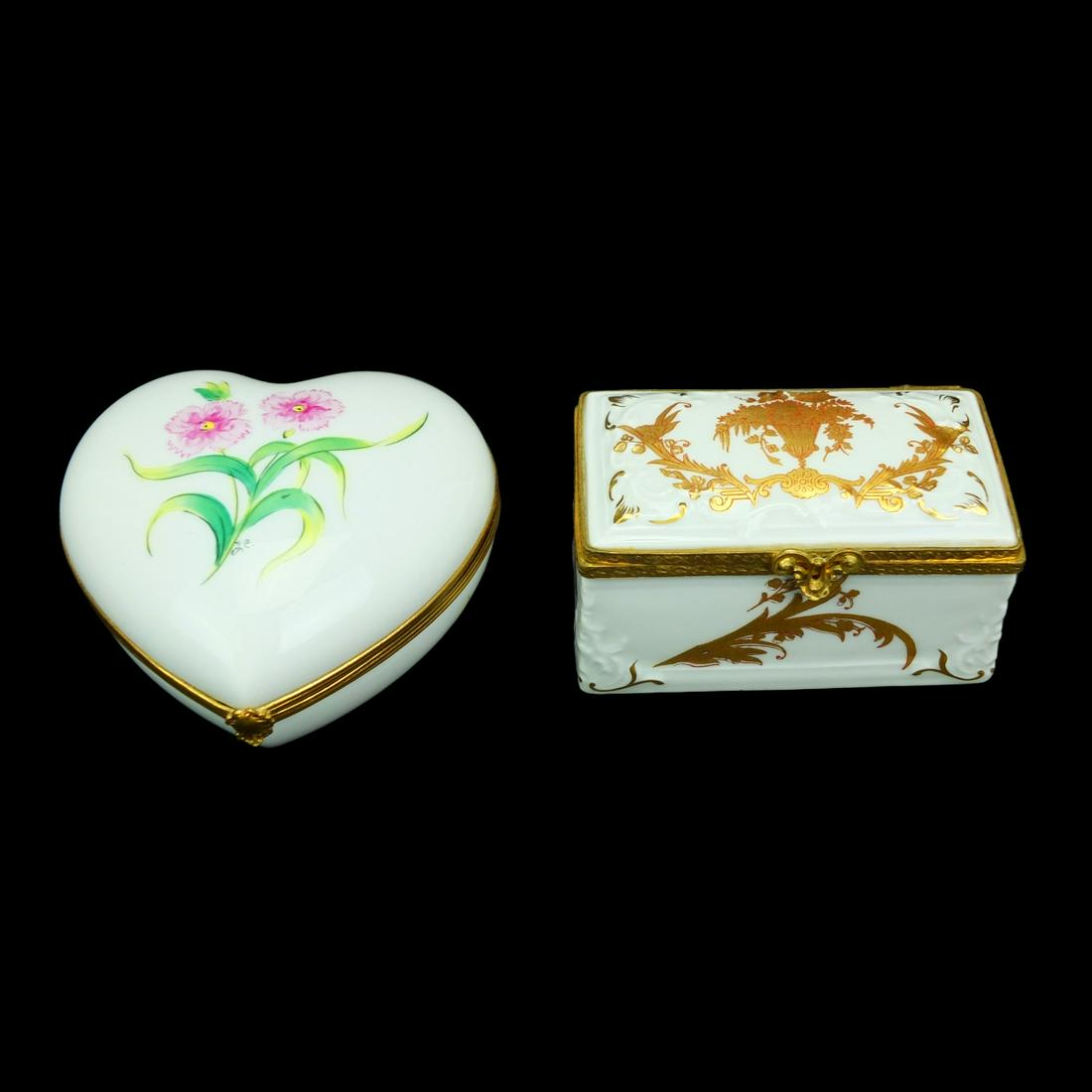 Two Vintage Limoges Dresser Boxes Feb 28, 2023 Orion Antiques in FL