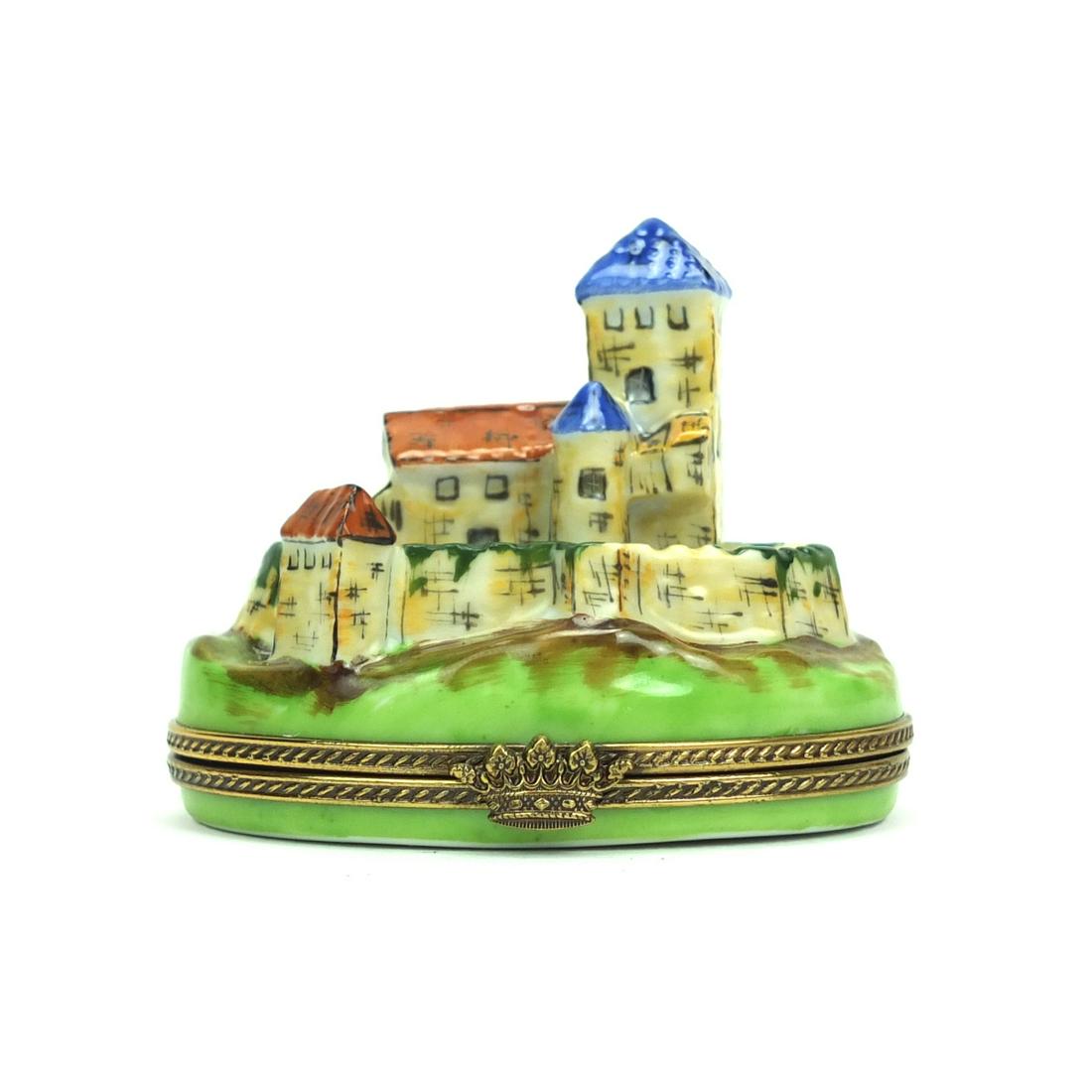 Limoges Hand Painted Porcelain Pill Box (1 of 6)