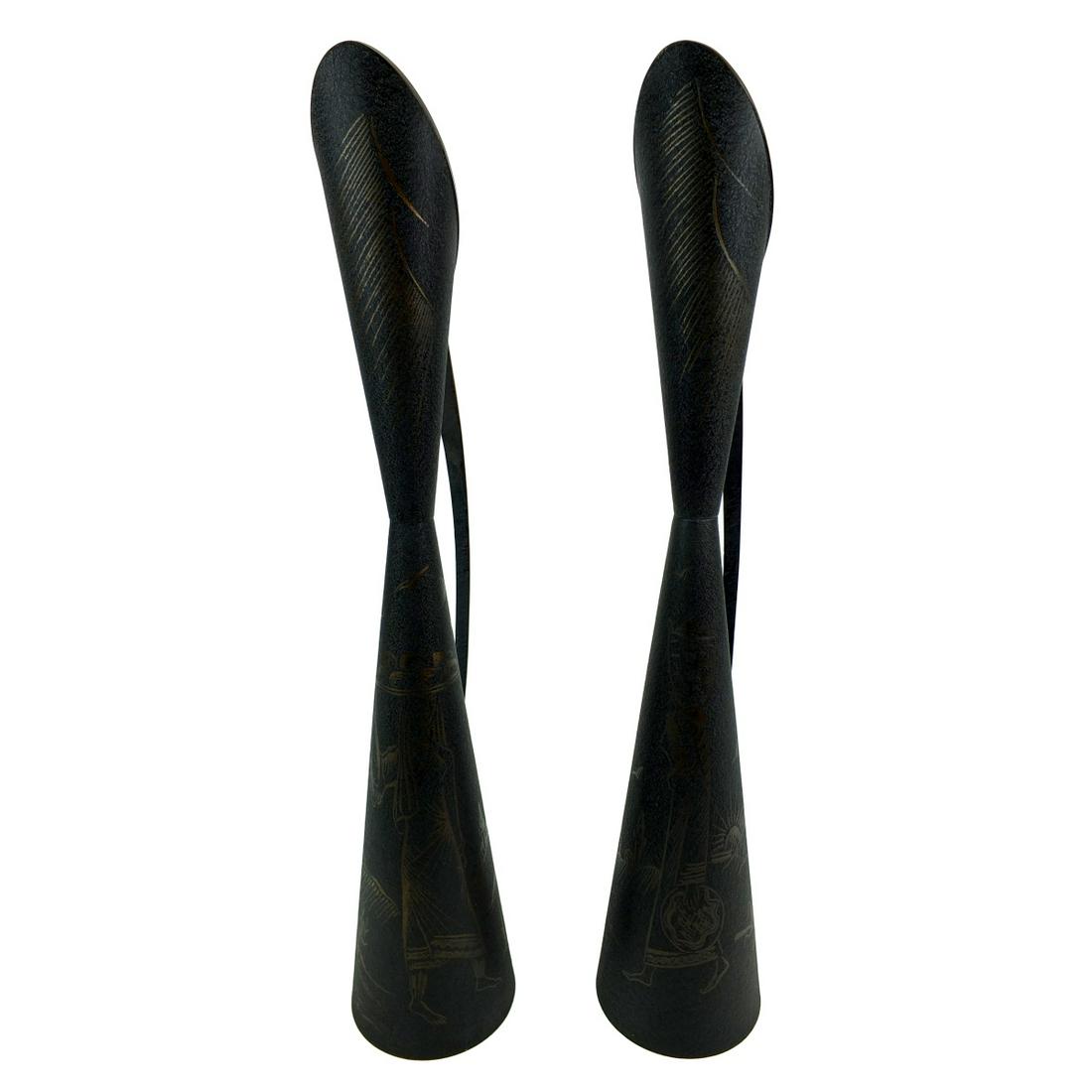 Pair of Large A.N. Oppenheim Ewers (1 of 5)