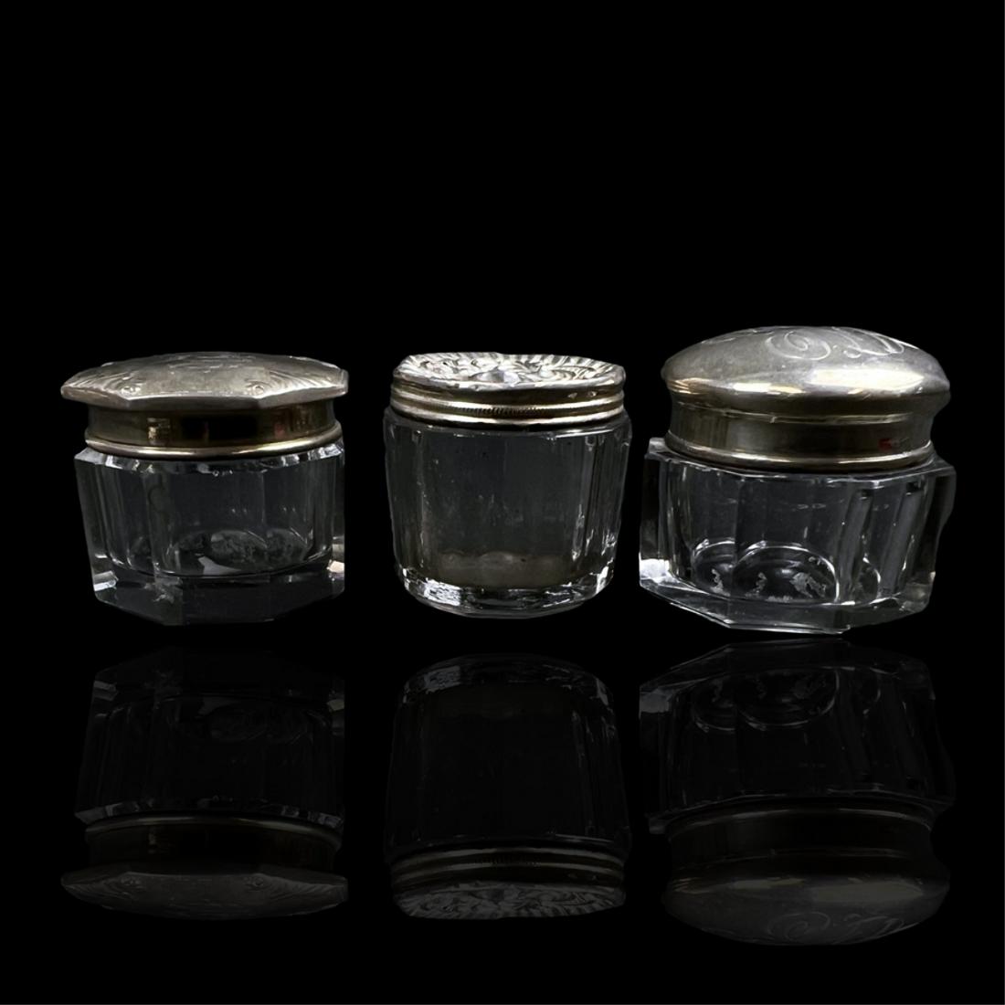 Grouping of Three Silver Vanity Boxes (1 of 6)