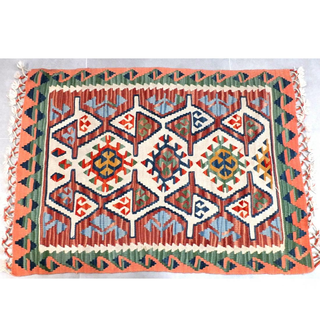 Early 20th C. Kilim Berber Rug (1 of 4)