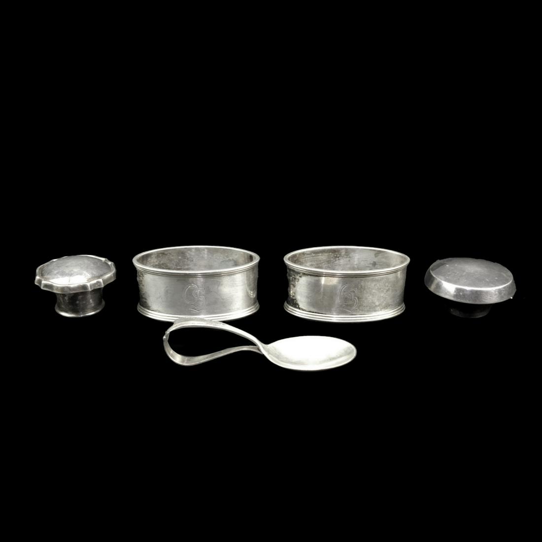 Vintage Five Sterling Silver Tableware (1 of 5)