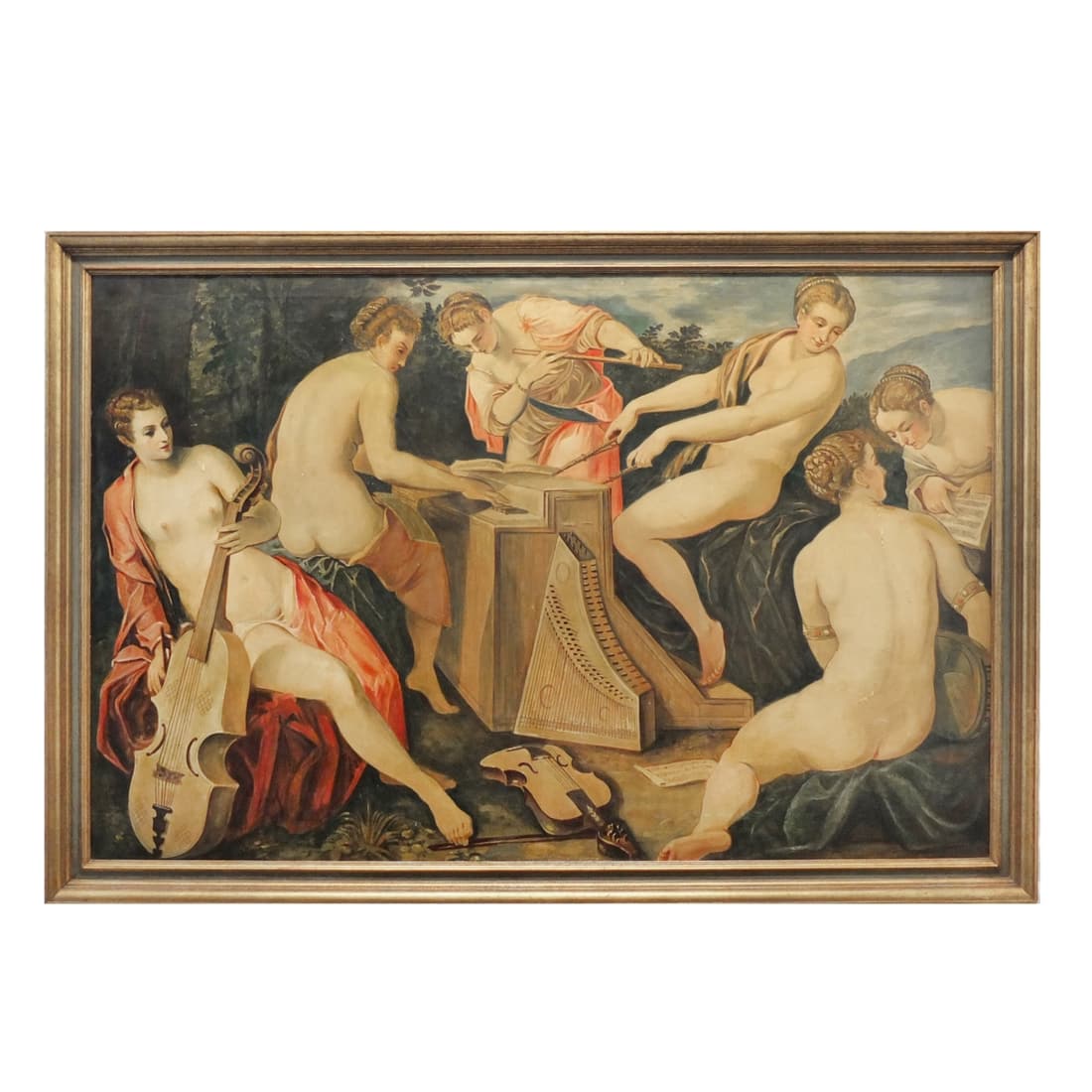 Large 19th C. Old Master Style O/C (1 of 7)