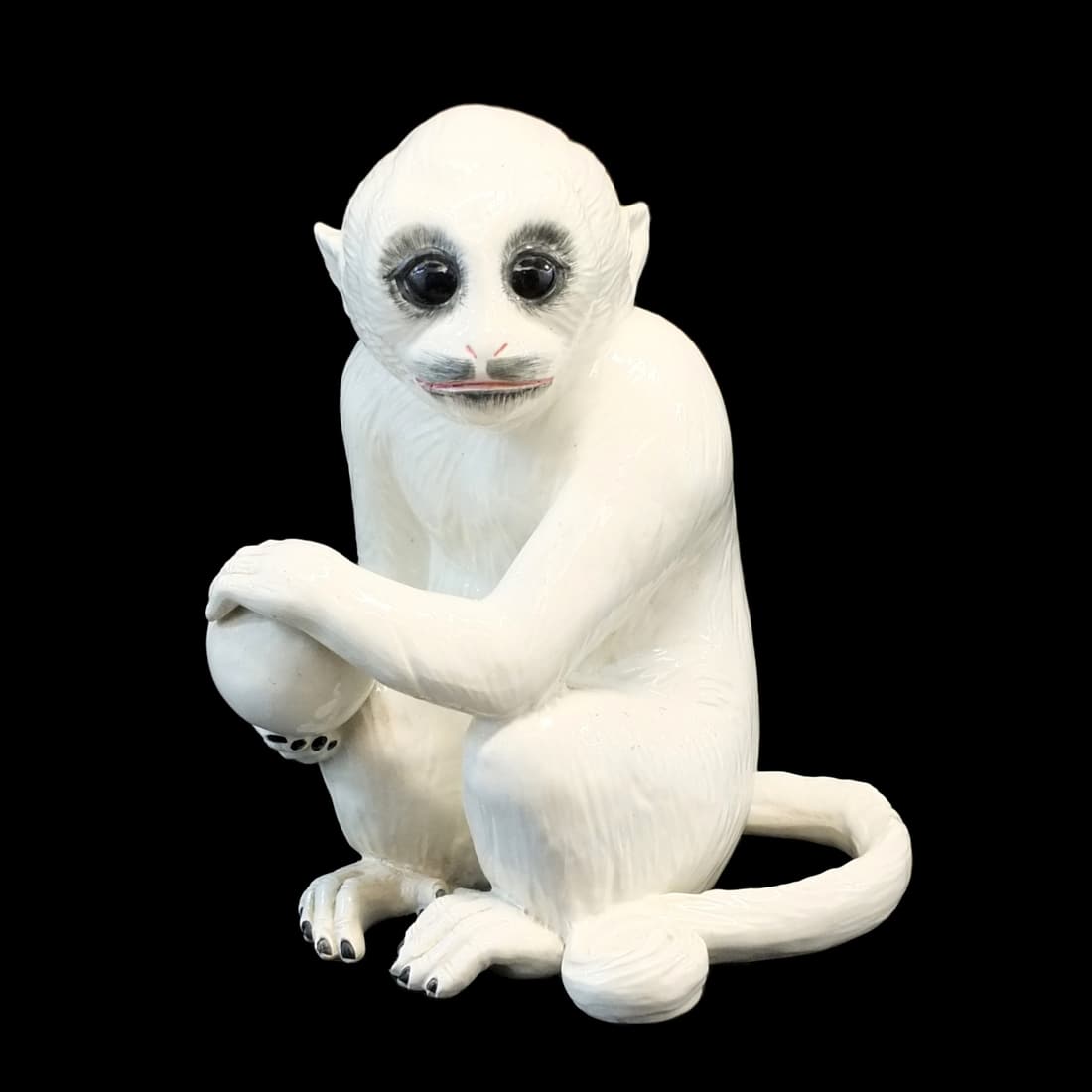 Large Italian Majolica Ceramic Figurine (1 of 3)