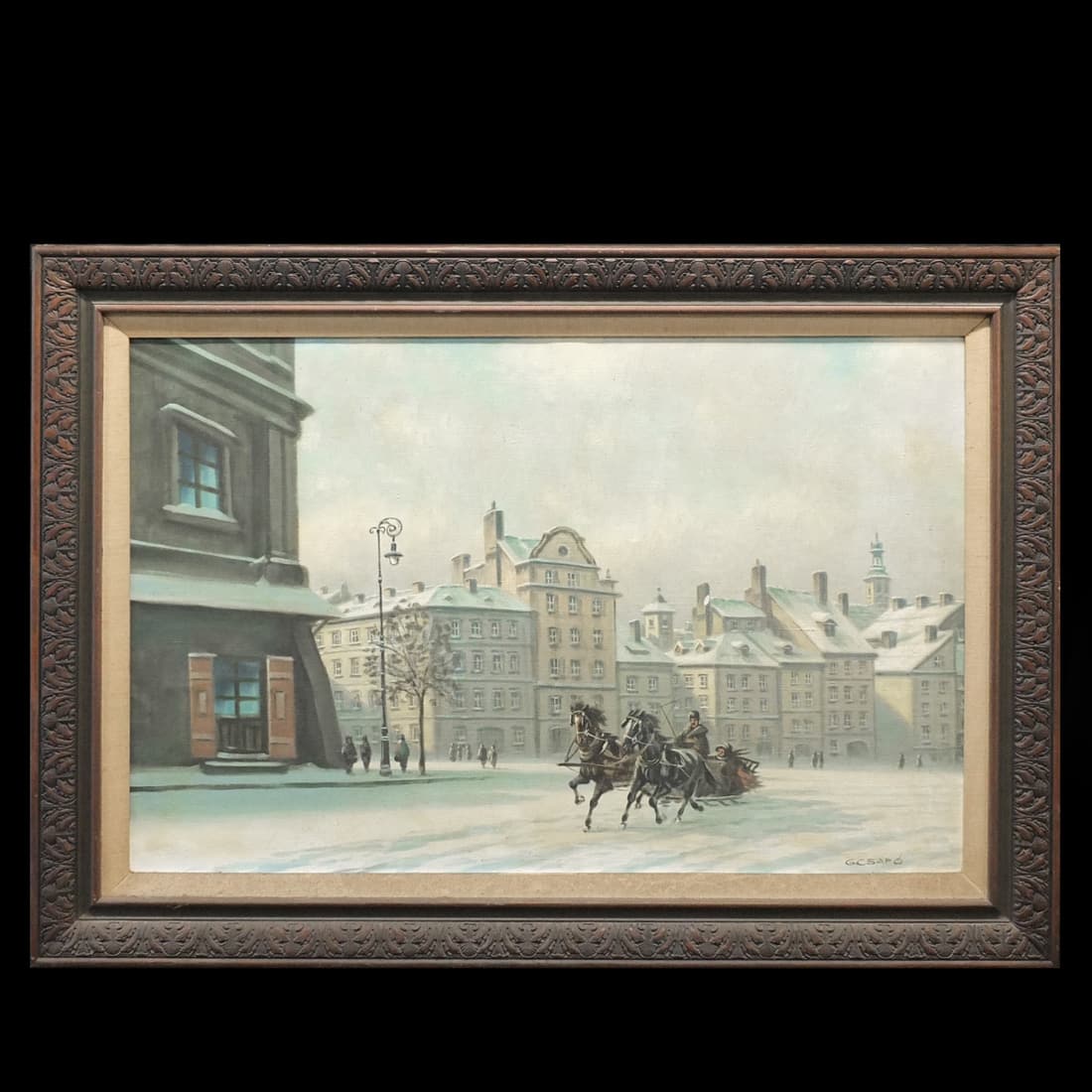 Georges Csapo, Hungarian (20th C.) O/C (1 of 5)