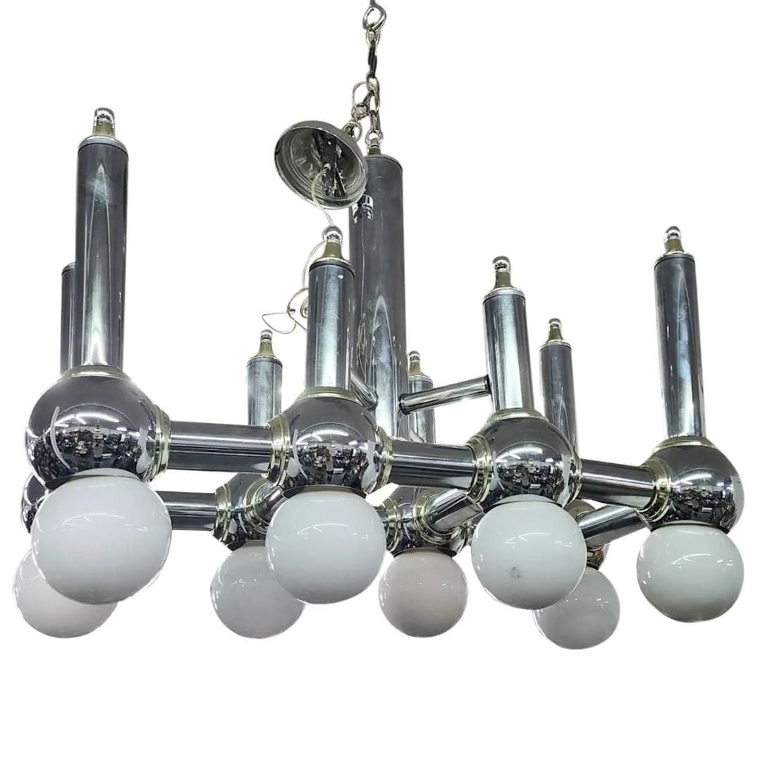 Gaetano Sciolari Style 8-Light Chandelier (1 of 4)