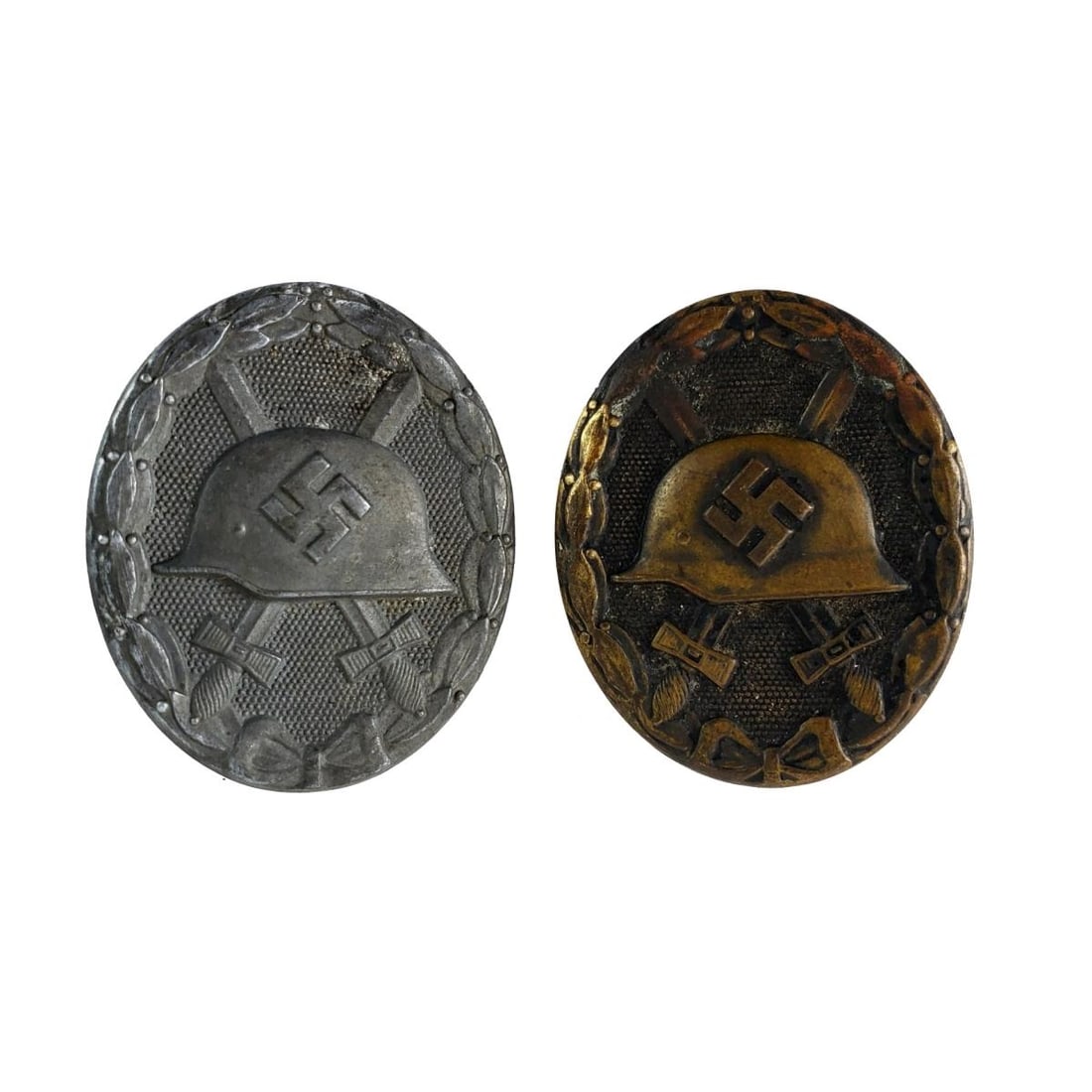 Two German WWII Wound Badges (1 of 5)