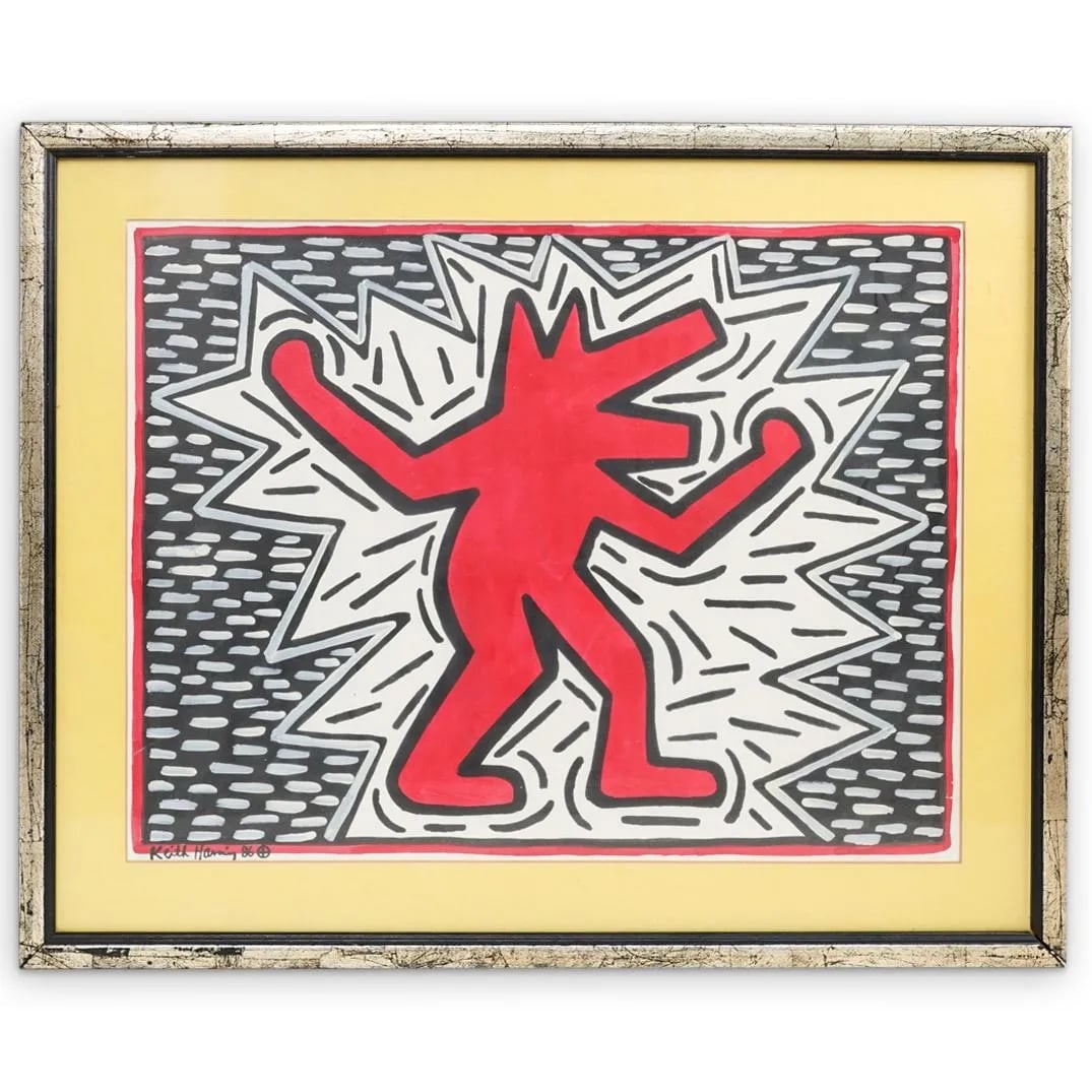 Attrib: Keith Haring, American (1958 - 1990) (1 of 4)