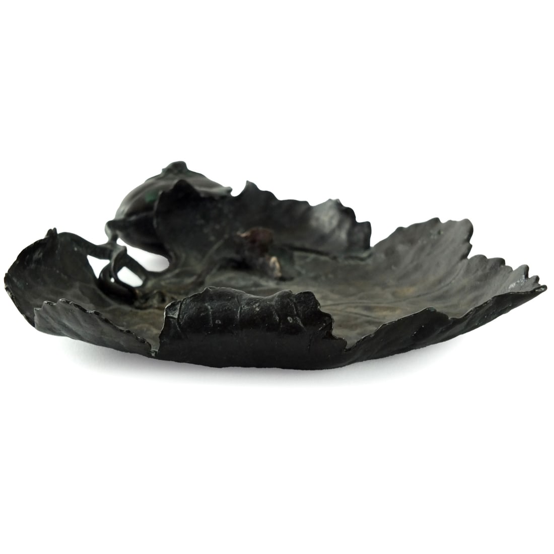 Antique Japanese Bronze Dish (1 of 5)