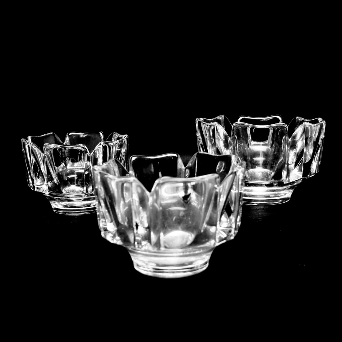 Three Orrefors Crystal Bowls (1 of 3)