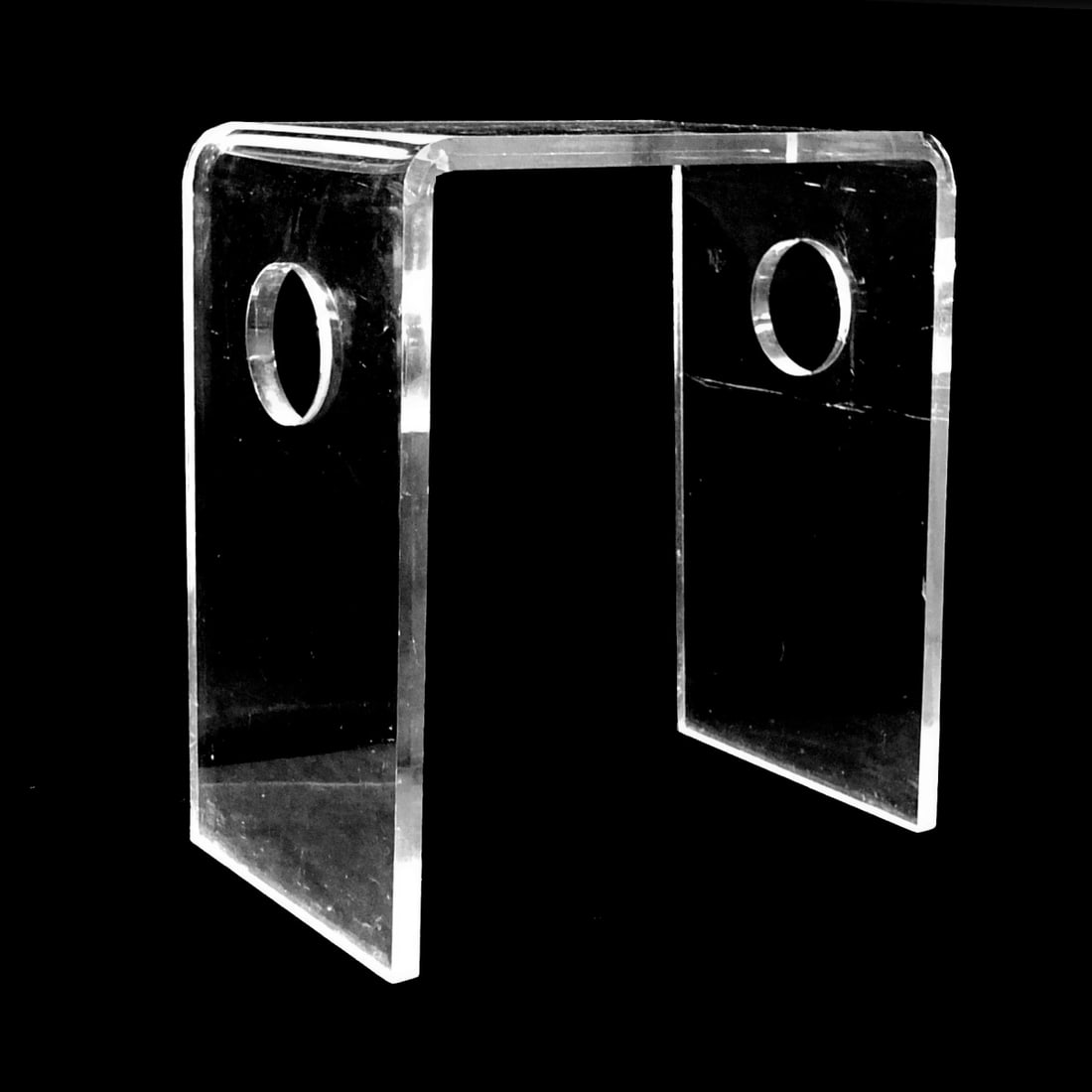 Mid Century Lucite Stool / Side Table (1 of 3)