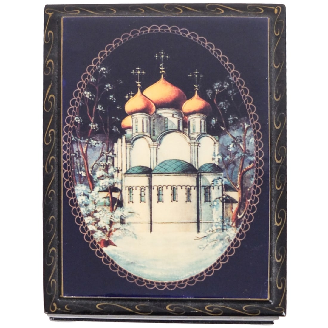 Vintage Russian Papier Mache Box (1 of 3)