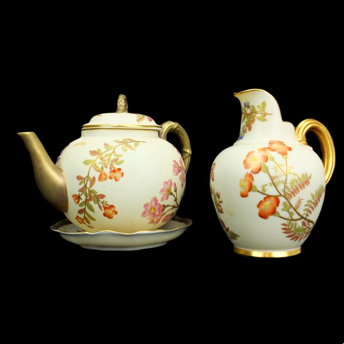 Three Antique Royal Worcester Tableware (1 of 6)