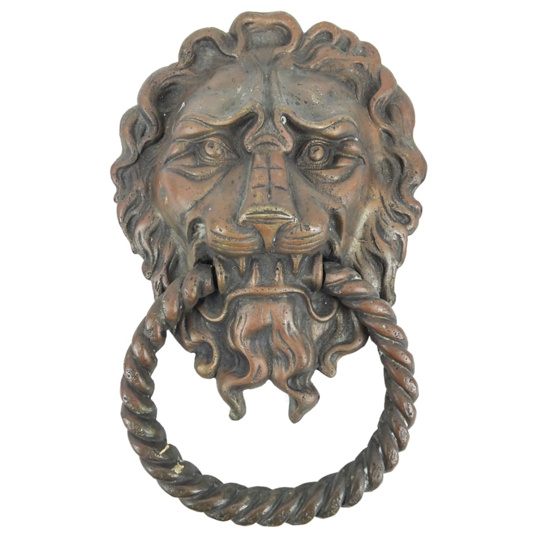 Antique Continental Brass Door Knocker (1 of 2)