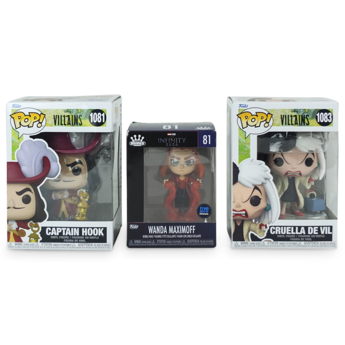 Three Funko Pop figurines (1 of 1)