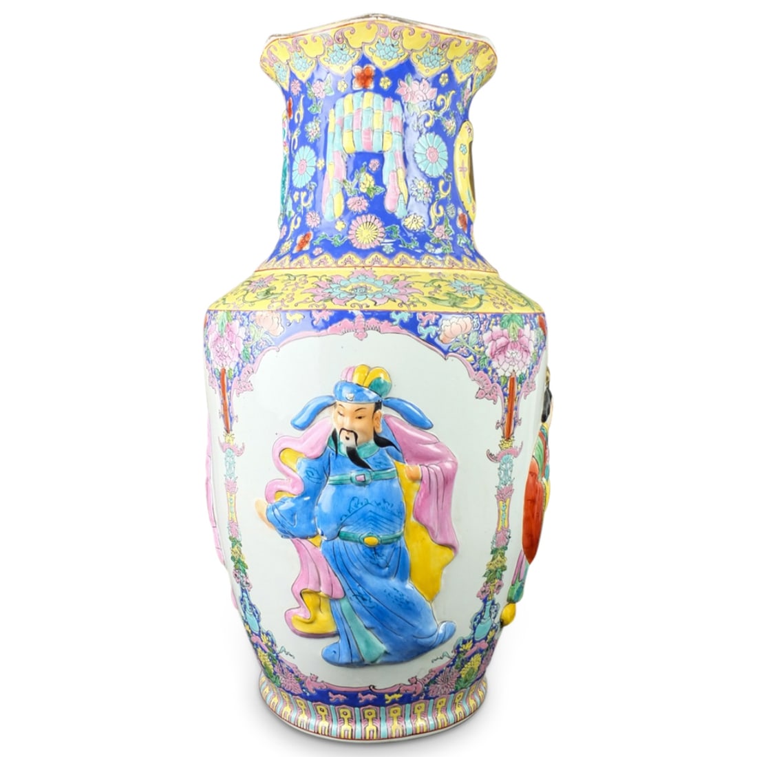 Oversized Chinese Famille Rose Vase (1 of 6)