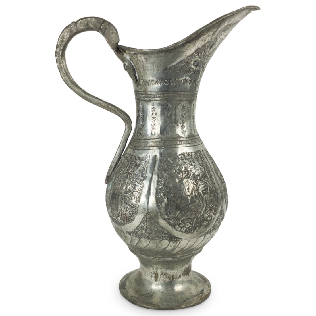 Antique Middle Eastern Silver - Metal Ewer (1 of 4)