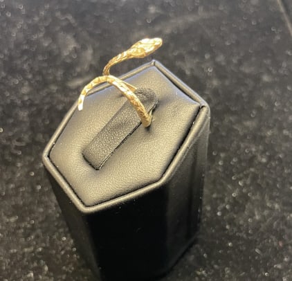 14 Karat Yellow Gold Snake Ring (1 of 1)
