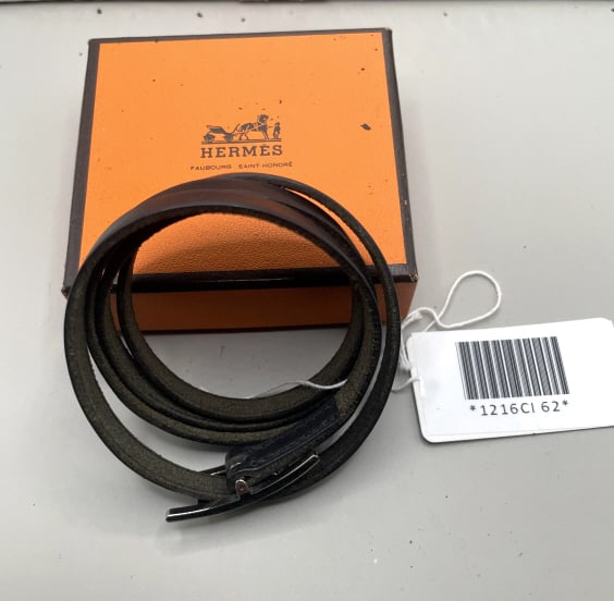 Hermes Leather Belt w/ Box (1 of 2)