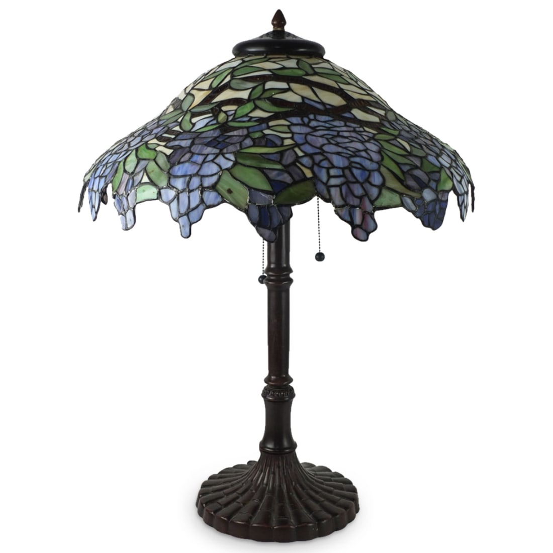 Vintage Tiffany Style Table Lamp (1 of 4)