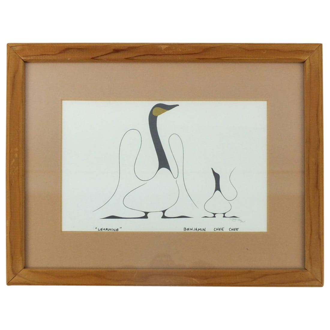 Benjamin Chee Chee, Canadian (1944-1977) (1 of 5)