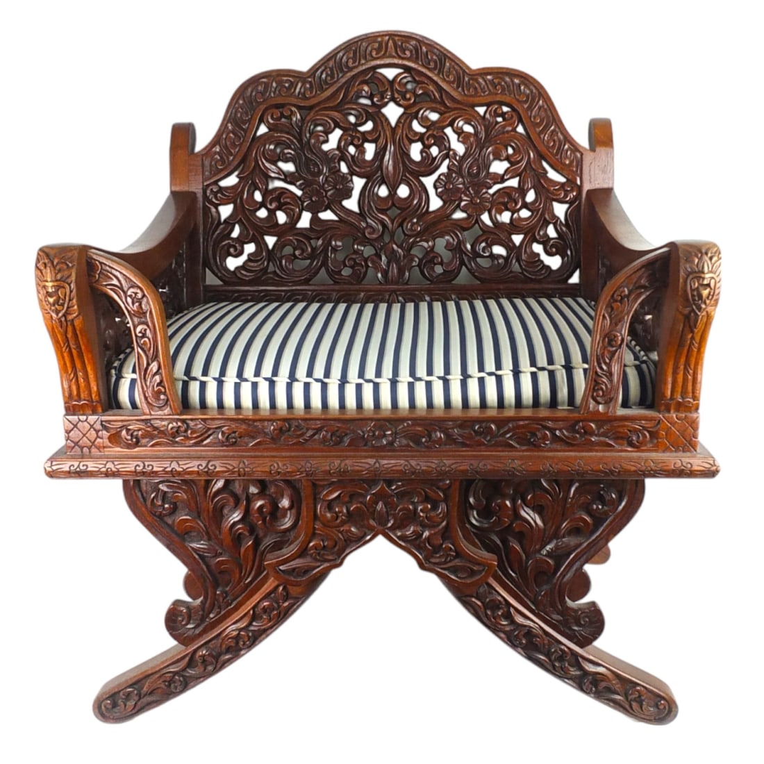 Vintage Thai/Burmese Elephant Howdah Chair (1 of 6)