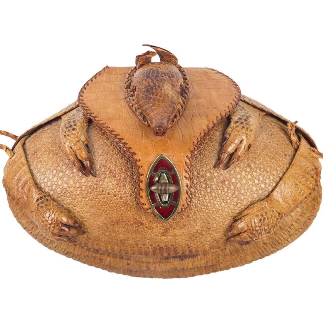 Vintage Armadillo Taxidermy Shoulder Bag (1 of 7)