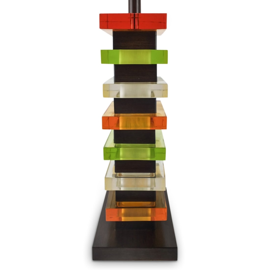 Mid Century Modern Lucite Lamp (1 of 5)