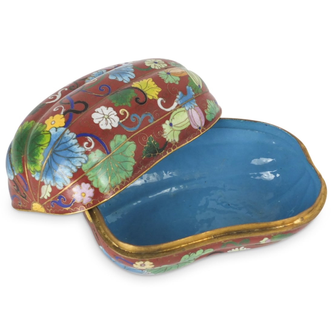 Vintage Chinese Cloisonné Enamel Box (1 of 3)