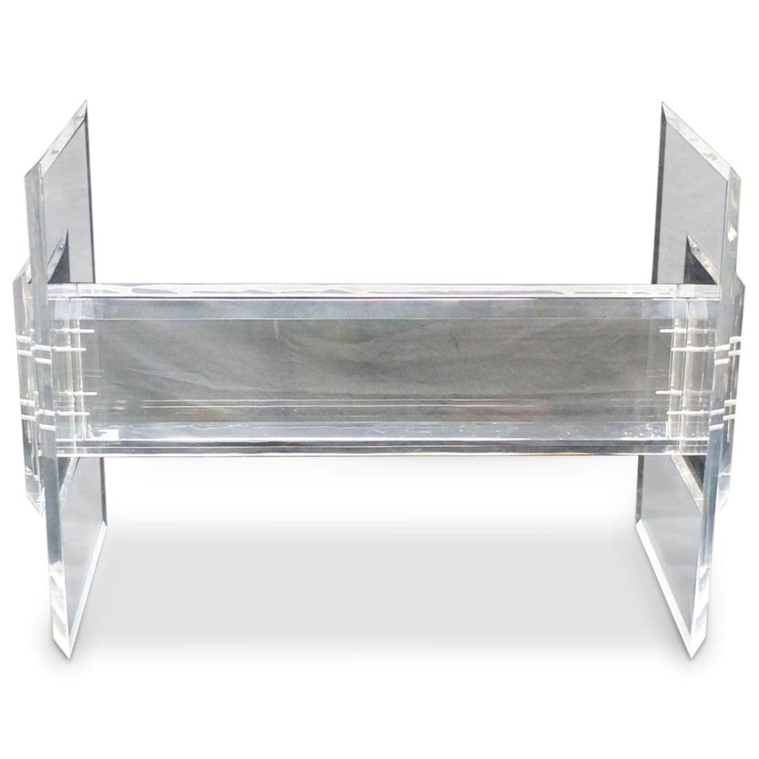 Mid Century Modern Lucite Dining Table Base (1 of 4)