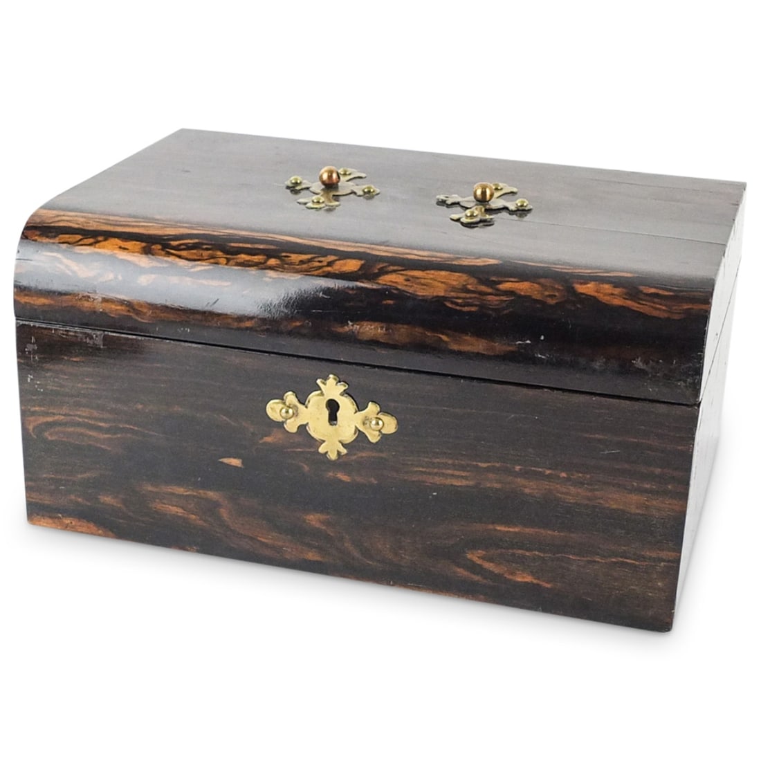 Antique English Victorian Coromandel Box (1 of 3)