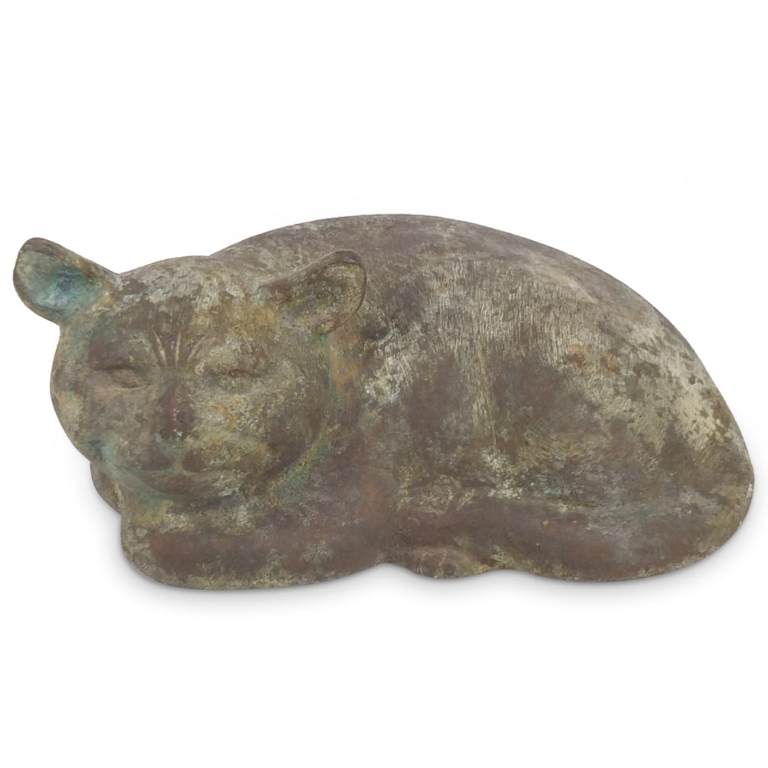 Vintage Bronze Recumbent Figurine (1 of 5)