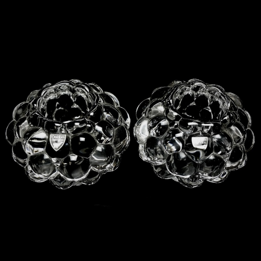 Pair of Orrefors Candle Holders (1 of 5)