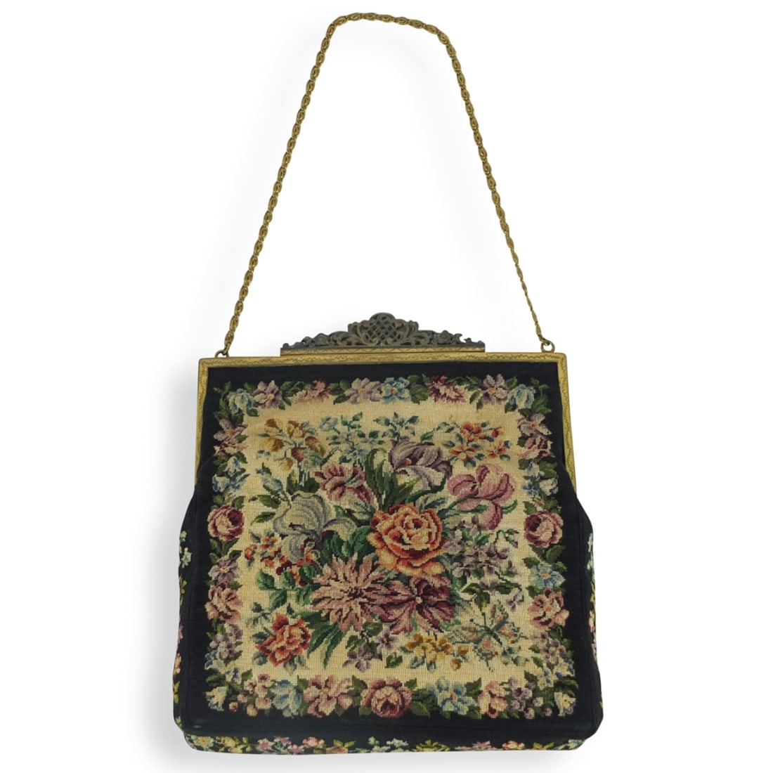Vintage Needlepoint Handbag (1 of 5)