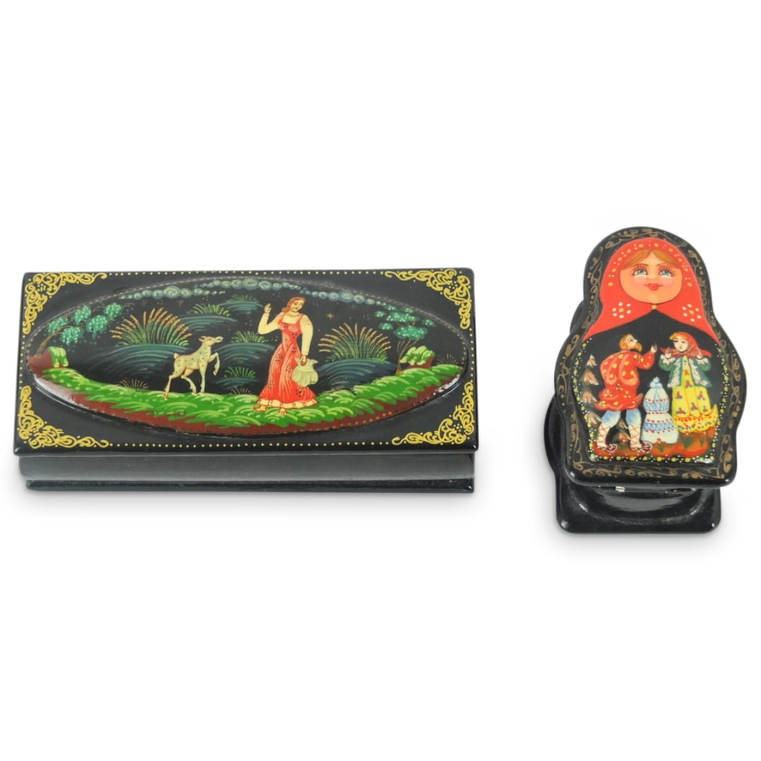Two Russian Lacquer Boxes (1 of 2)