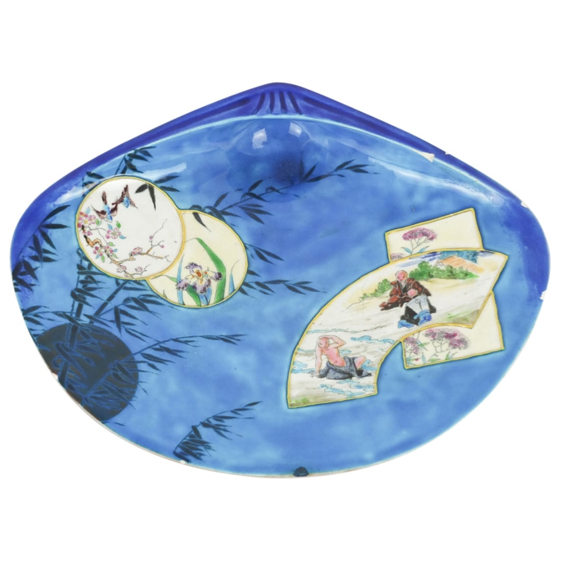 Jules Vieillard French Porcelain Footed Dish (1 of 6)