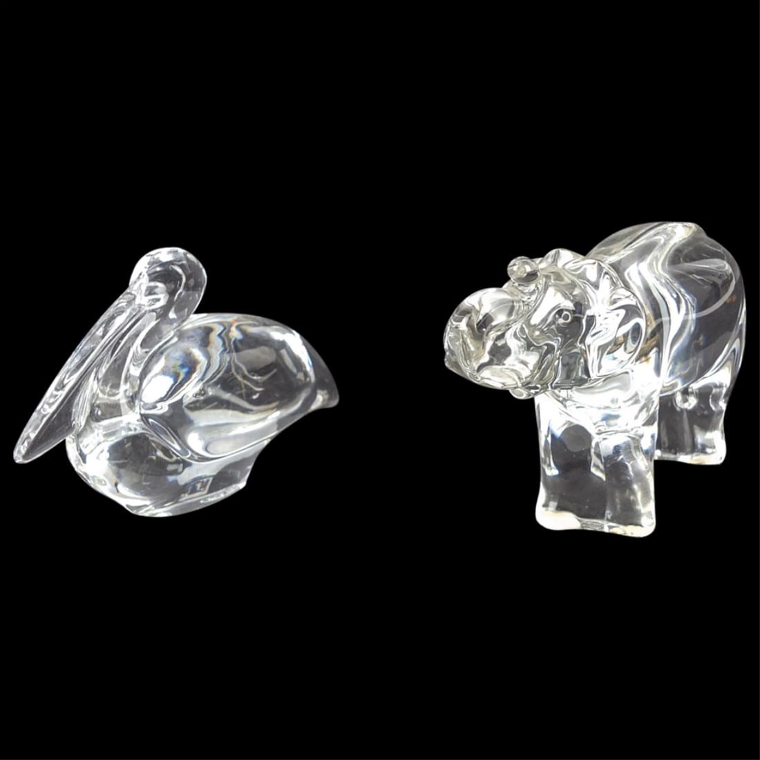 Grouping of Baccarat Crystal Figurines (1 of 6)