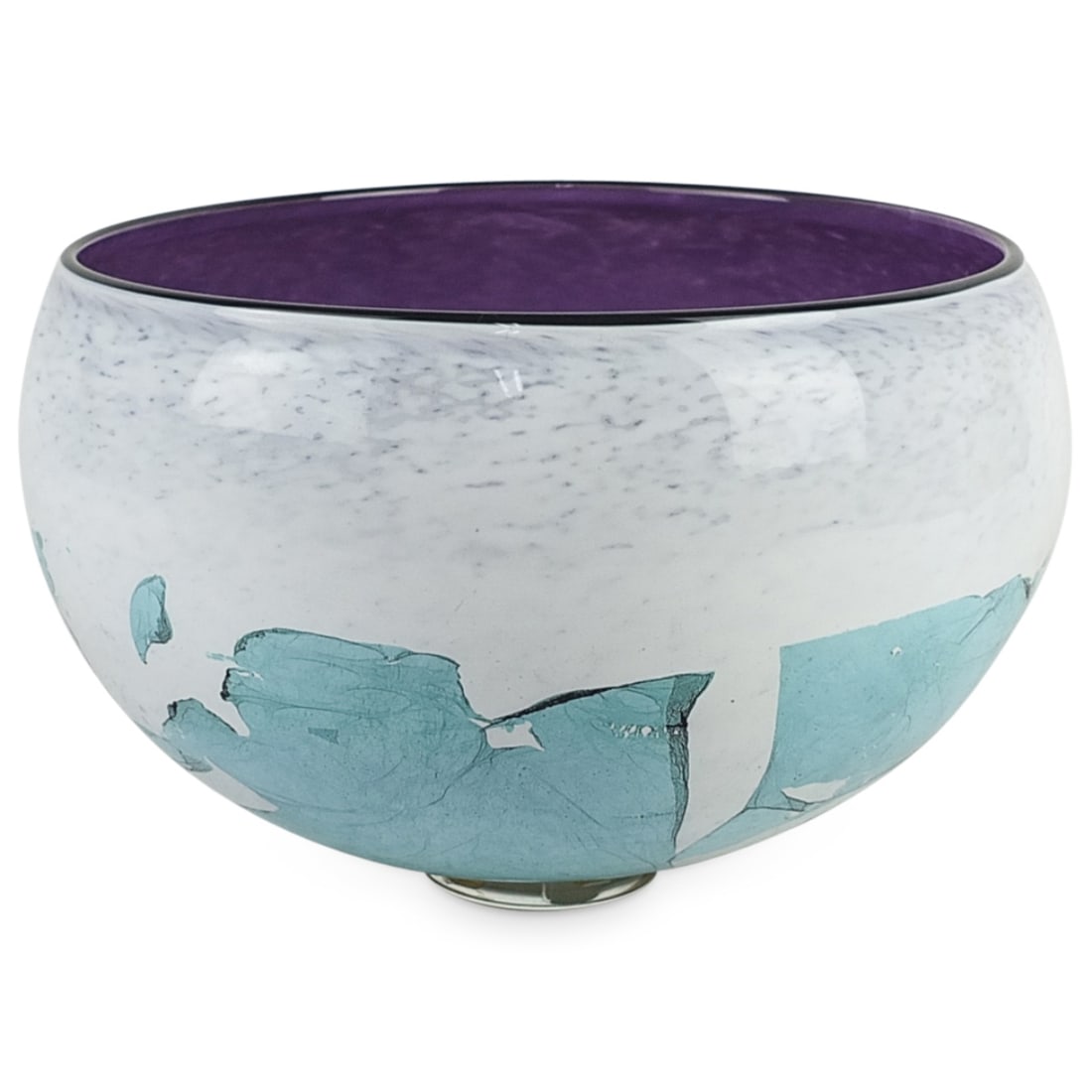 Mark Armstrong, American (20th C.): Mark Armstrong, American (20th Century) Vintage Encased Glass Bowl. signed and numbered on the base. Measures 6-1/4" x 9-1/2". Condition: Good condition. Estimate 50 - 150 Domestic shipping Third part