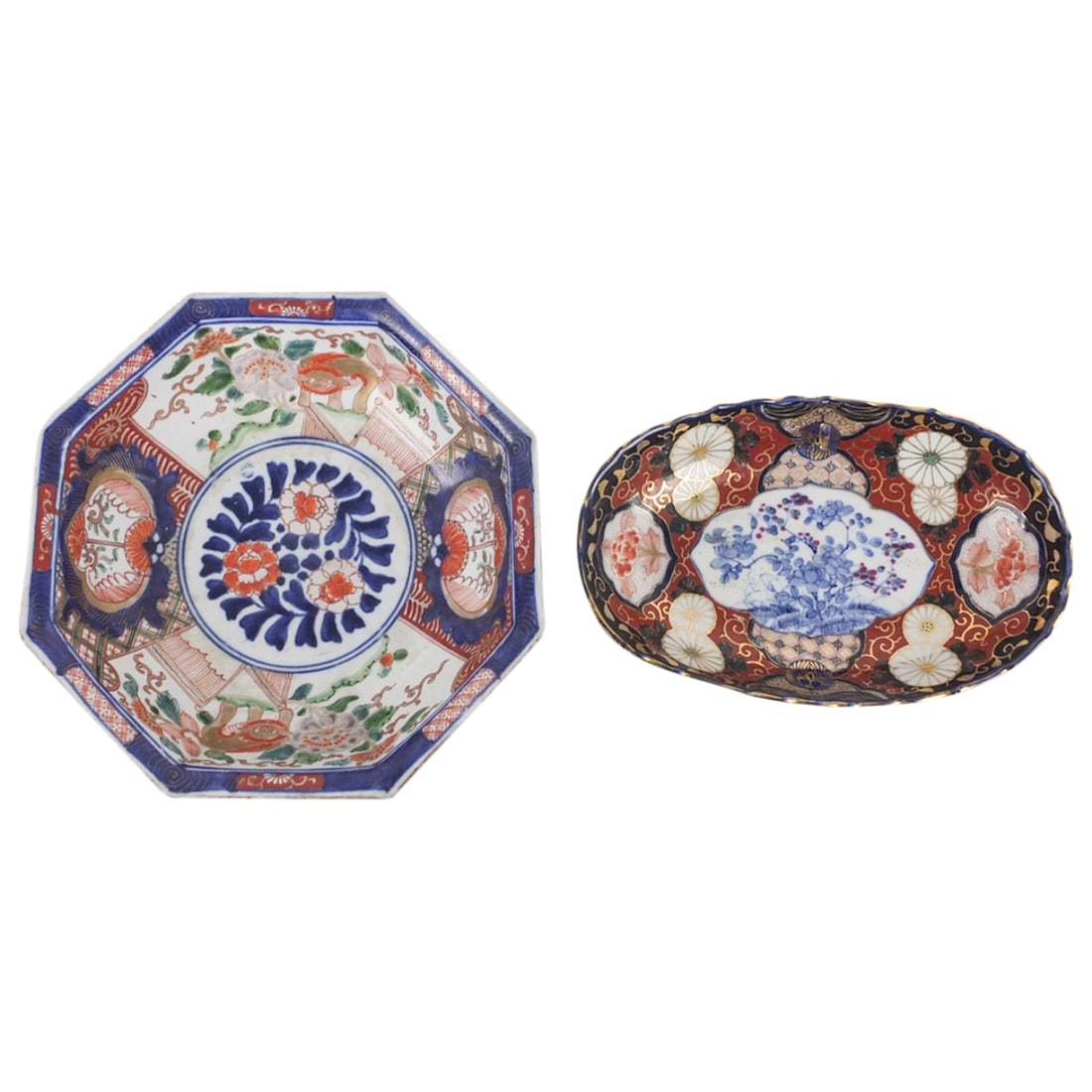 Grouping of Japanese Imari Porcelain Tableware (1 of 3)