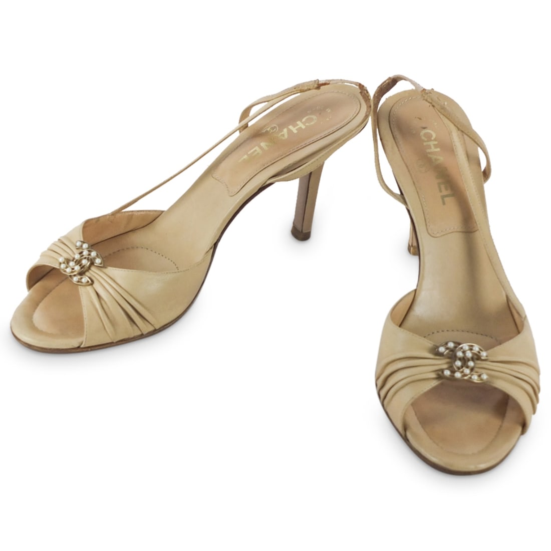 Women's Chanel Heeled Sandals (1 of 8)