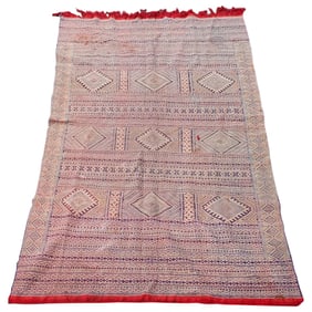 Semi-Antique Moroccan Wool Rug