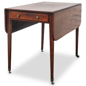 Antique Hepplewhite Drop Leaf Table