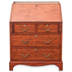Mid-Century George III Style Slant Top Desk