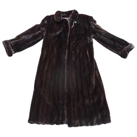 Womens Vintage Coopchik Mink Jacket