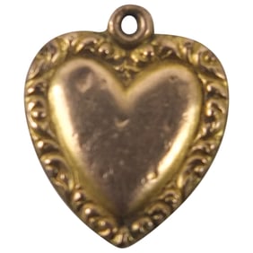Vintage 14K Heart Shape Pendant