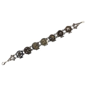 Vintage Egyptian Sterling Silver Bracelet