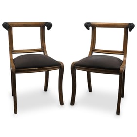 Pair of Anglo-Indian Dowry Chairs