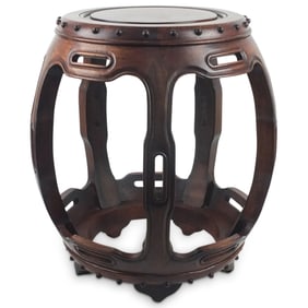 Vintage Chinese Barrel Stool / Chair