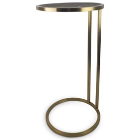 Restoration Hardware Graydon Shagreen Side Table