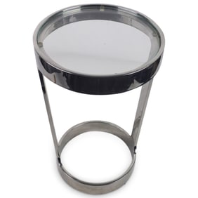 Modern Karl Springer Style Side Table